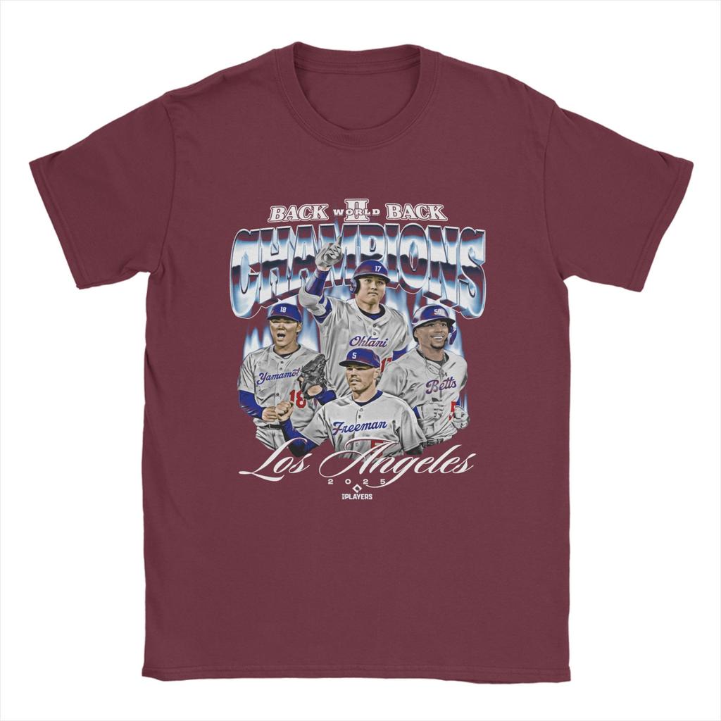 Back to Back World Los Angeles D LA TShirt Summer  Cotton TShirts For Men Leisure Casual Tshirt Short Sleeve Vintage Top Tees