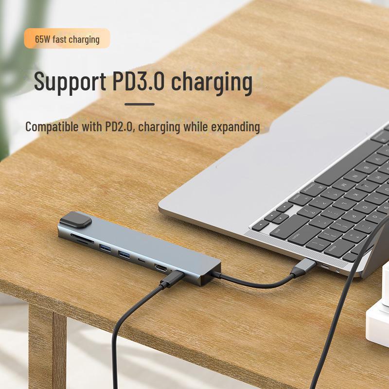 Universal Multi-Port USB-C Hub for Laptops & Tablets