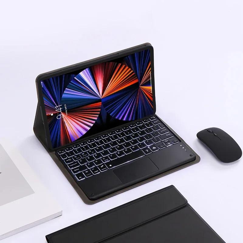 Backlit Touch Keyboard Case For Huawei Honor Pad X9a Case 11.5 Inch 2025 Tablets Keyboard Fashion Stand Cover Funda