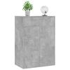 Shoe Cabinet Concrete Grey 60 X 35 X 84 Cm Particleboard