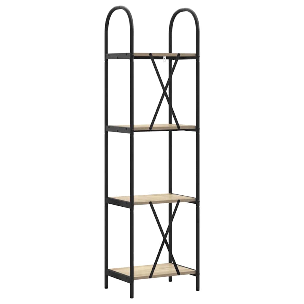Bookshelf Sonoma Oak 40 x 30 x 146 cm Particleboard