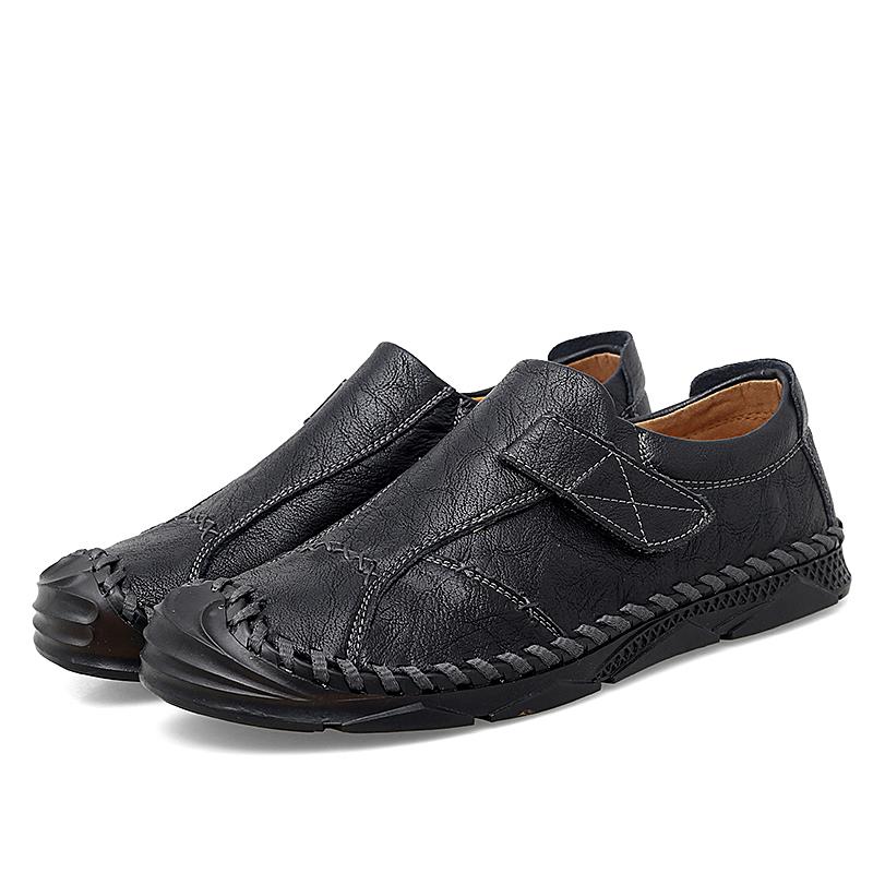 Luxury Brand Handmade Men's Leather Casual Shoes Soft Leather Loafers Breathable Driving Shoes Moccasins Sneakers Big Size 47