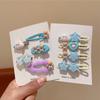 Adorable Bear Hair Clip for Girls: Duckbill Side Bangs Clip, Children's BB Star Hairpin.