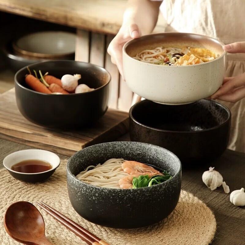 Japanese Style Ceramic Noodle Bowl