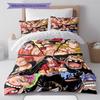 Cartoon Pattern Bedding Quilt Set Quilt Cover Pillowcase Home Decoration Birthday Gift (1 * Duvet Cover + 2 * Pillowcase, Without Core)