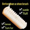 Suede & Nubuck Cleaning Kit: Soft Bristle Brush, Rubber Eraser for Polishing Shoes