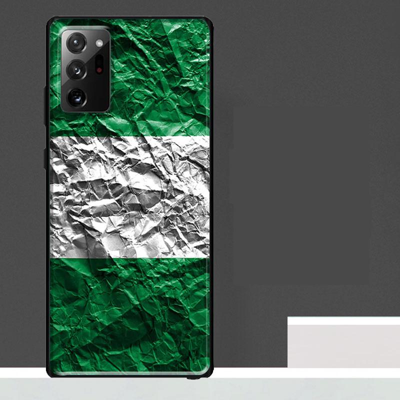 Nigerian flag Case For Samsung Galaxy S25 S24 S23 Ultra S9 S10 S20 S21 S22 Plus S23 FE S25 FE Phone Cover