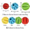 Pet Dog Cleaning Rubber Ball Toys for Small Dogs Interactive Elasticity Puppy Chew Toy Tooth Food Ball Toy Pet Stuff Accessories