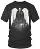 Lucifer The Morningstar Ange What Do You Truly T Shirt Graphic Top Tee Camiseta Short-Sleeve Men T-Shirt Black 3XL