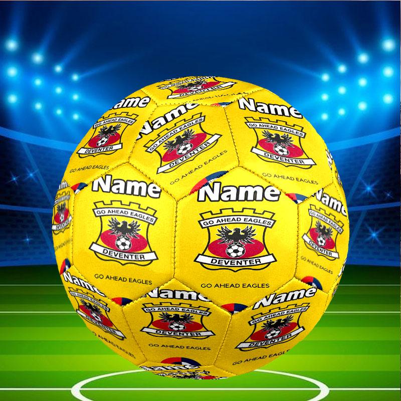 Custom Name Personalized Go Ahead Eagles Print Size 5 Soccer Ball Training & Match Football, for Team, Kicking, Gift for Football Enthusiasts