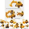Childrens Inertia Collision Deformation Construction Vehicle Toy For Boys Educational Play