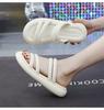 Cool Slippers Women's Summer Wear 2025 New Thick-soled Beach Sandals Fashionable Women's Pregnant Women's Advanced Sense One-word