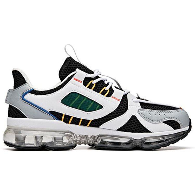 Anta Cushioning Breathable Impact Resistant Low Top Running Shoes Men's White Blue 912025504-1