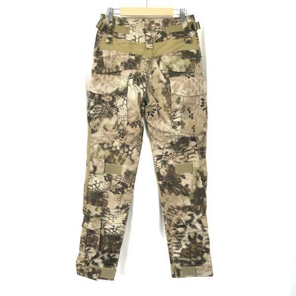 KRYPTEK USA Military Tactical Pants with Knee Pads/Men's Size XS/Beige/Camouflage/(USED)