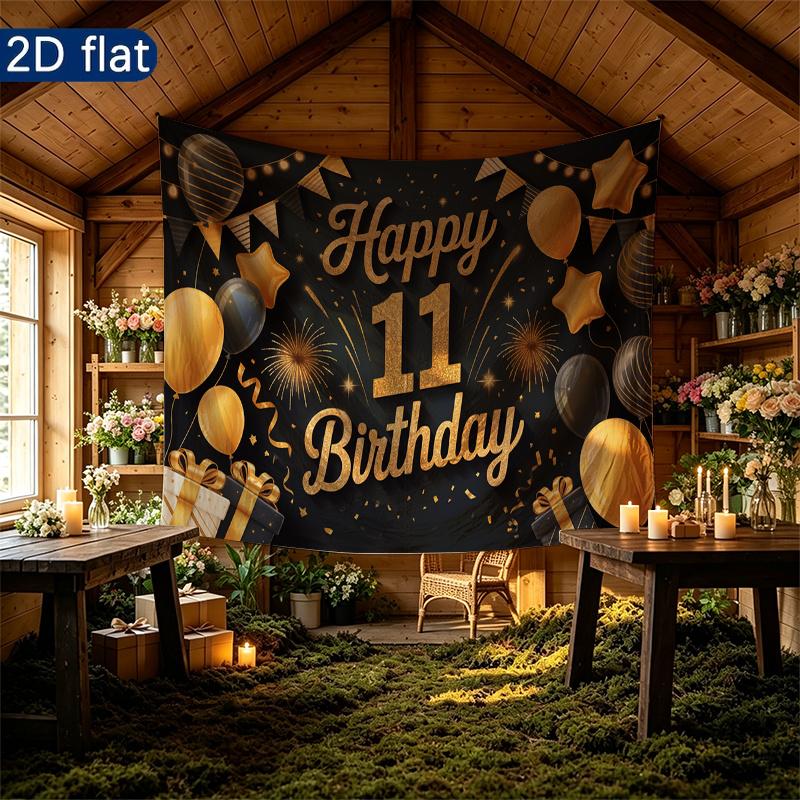 Glitter Party Backdrop 1pc - Celebration Decor