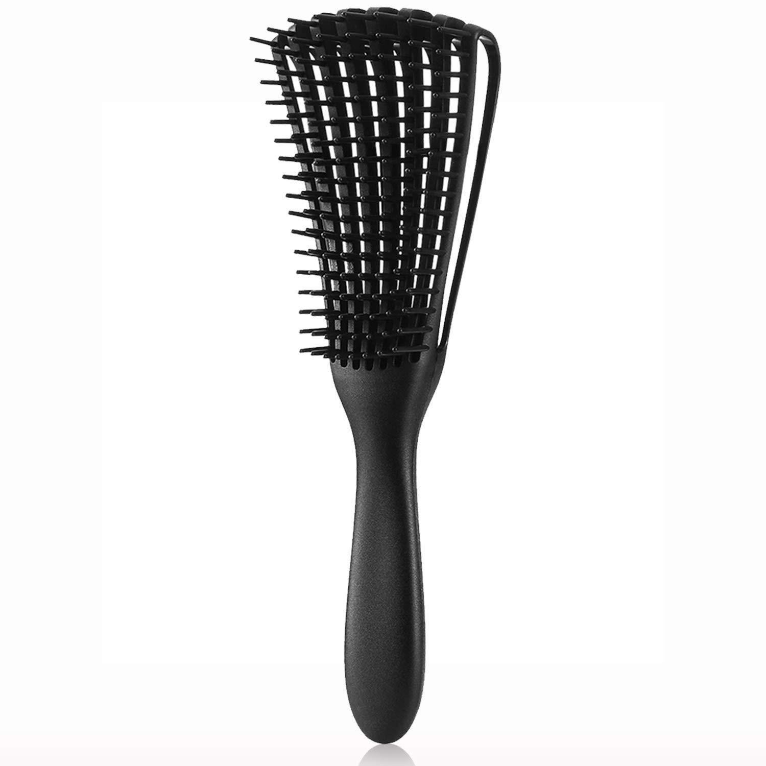 

Hair Brush Detangling Brush Scalp Massage Hair Comb Detangling Brush For Curly Detangler Hairbrush Women Men Salon чёрный