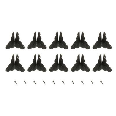 Metal 10Pcs Decorative Carved Classical With Screws Furniture Accessories Corner Bracket Corner Protector Corner Foot