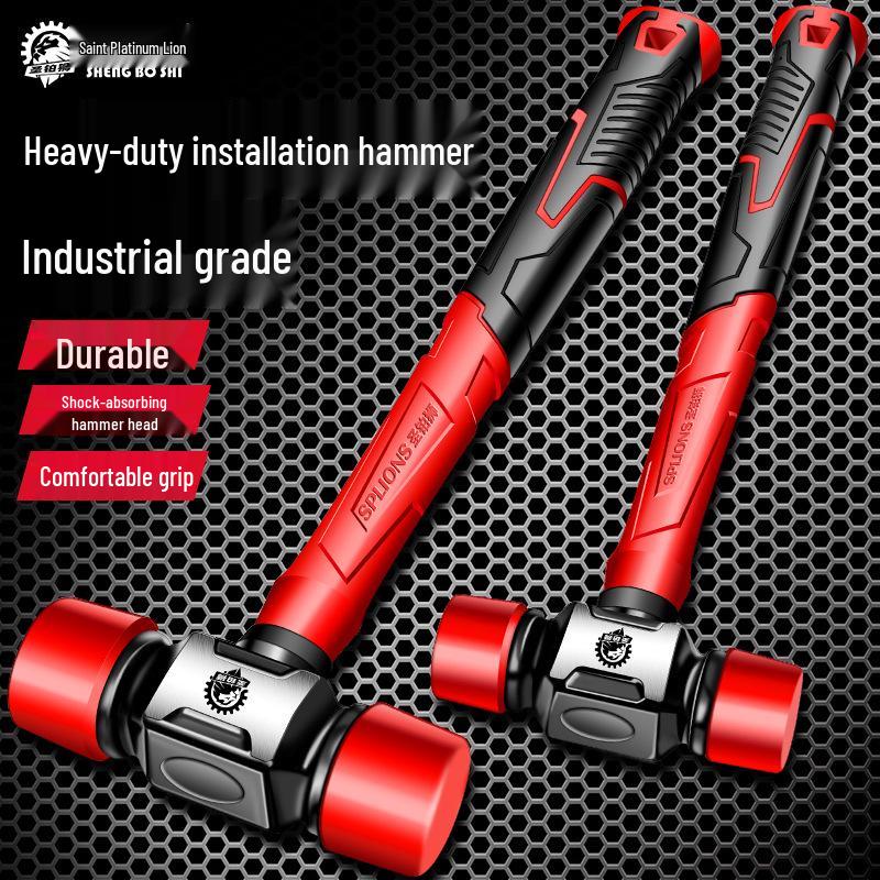 Heavy Duty Solid Rubber Mallet for Floor Laying and Tile Installation