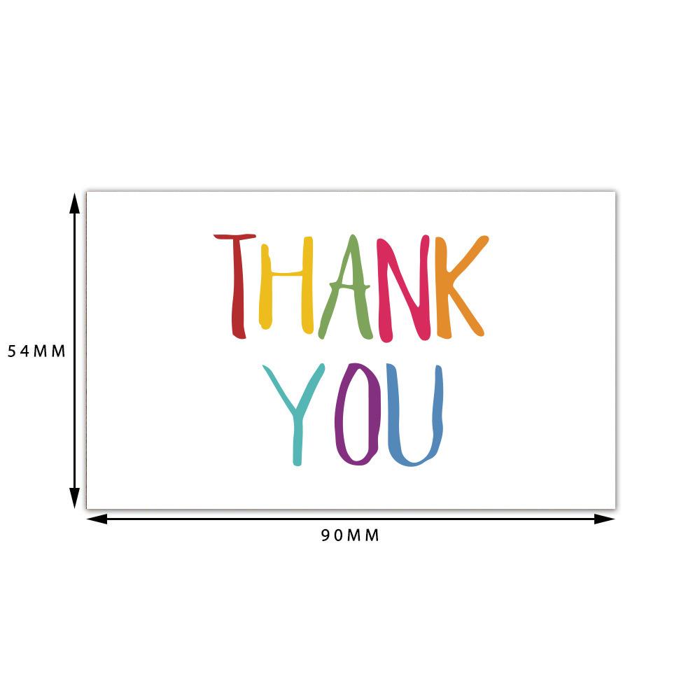 10-30pcs Thank You For Your Order Card Custom Write Your Business Card Small Business Gift Decoration Label Goods Follow Card
