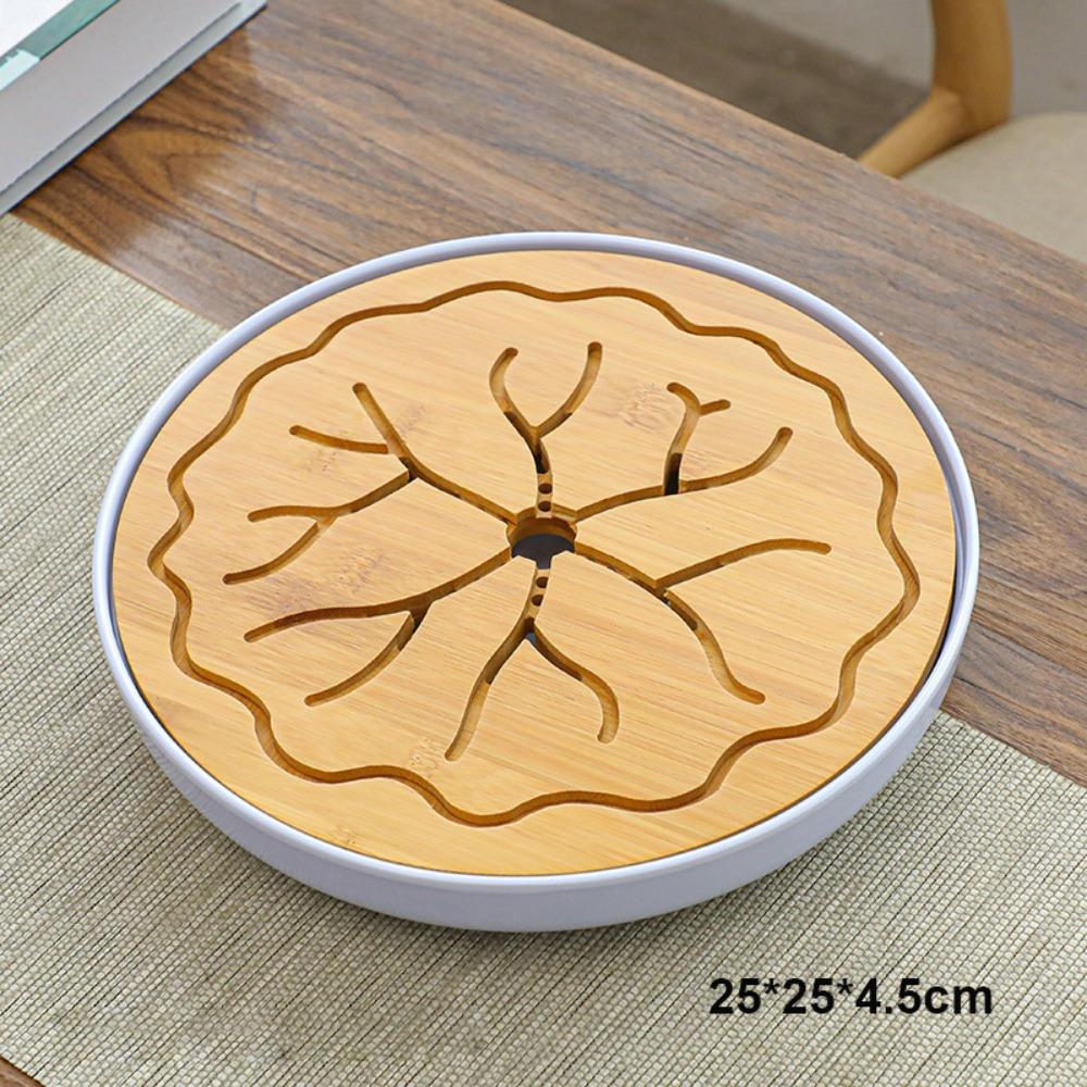 New Bamboo Chinese Tea Trays Eco-Friendly Multistyles Kung Fu Tea Trays Home Use Table Water Storage Trays Chinese Tea Serving