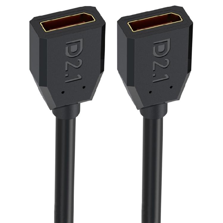 2.1 Cable 16K@30Hz 8K@120Hz 4K@240Hz Cord Female to Female Support for PC HDTV Laptops Gaming Monitors