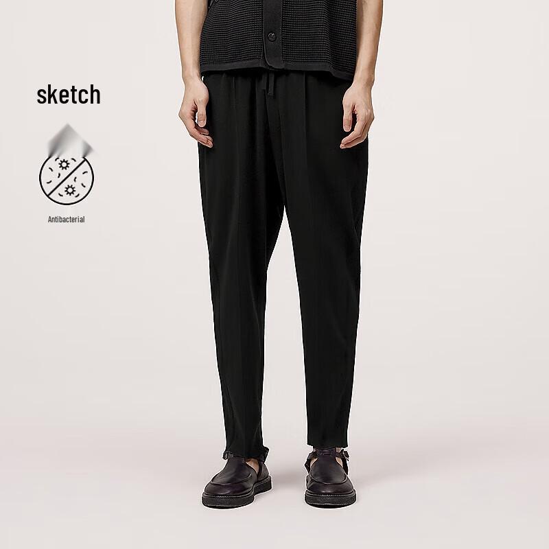 

CROQUIS Men s 2024 Spring Loose Tapered Casual Pants L