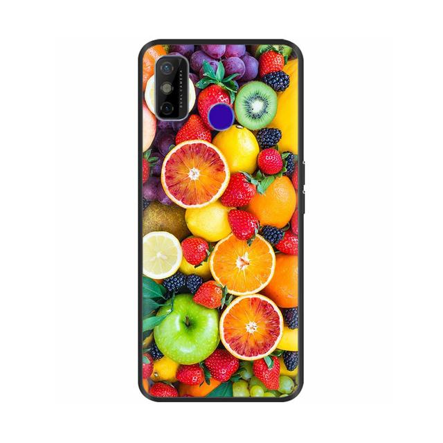 Pentru Tecno Spark 6 Go Husă pentru telefon Husa din silicon moale de desene animate pentru Tecno Spark 6 Go Spark6 Go Negru Tpu Bara de protecție drăguță de desene animate