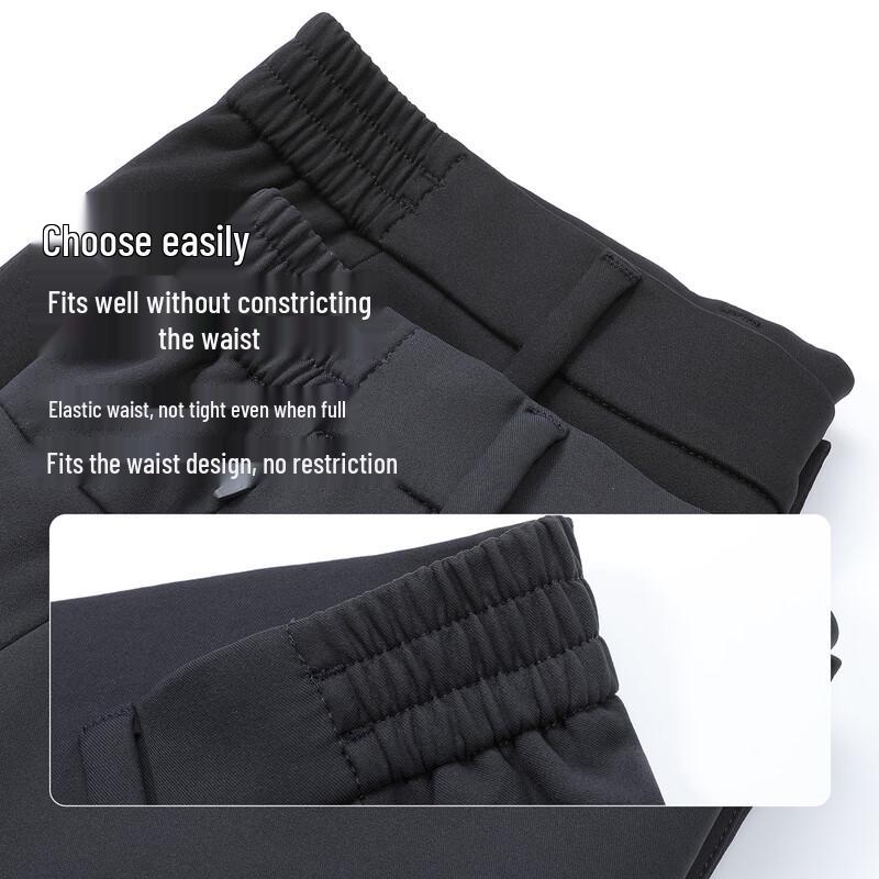 Men's Cashmere Lined Business Casual Pants