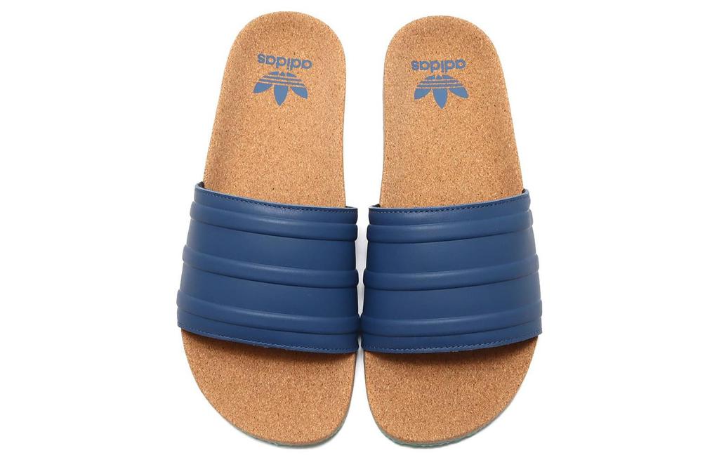 adidas Adilette Premium Slides 'Cork Pack - Night Indigo' GZ0061