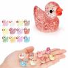 Glittering Resin Duck Figure Toy Mini Small Mini Tiny Ducks Miniature Duck Ornament  Landscape