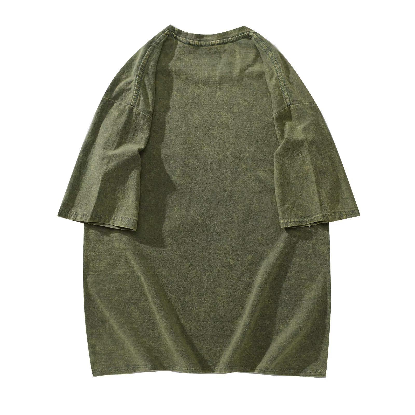 

Трендовая футболка оверсайз с коротким рукавом в стиле ретро тай-дай - Унисекс летний стиль M