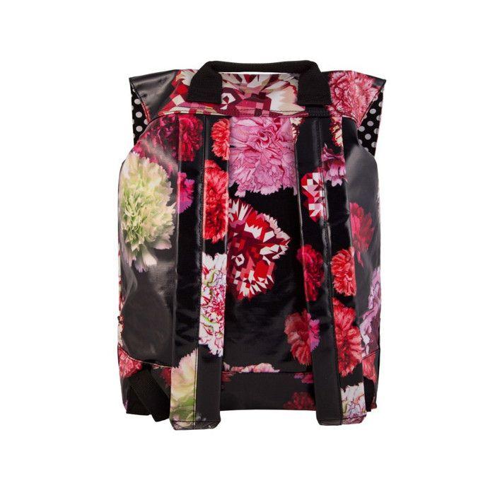 Backpack - Christian Lacroix - Glam 8 Eyelets - Waterproof Coated Canvas - 10 Liters - Vegetable Leather
