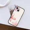 P-Peach-B-Blossom Black Phone Case That Fits For IPhone 17,16,15,11,13,14 Pro Max,Plus,X,Xr,Xs Max,13Mini