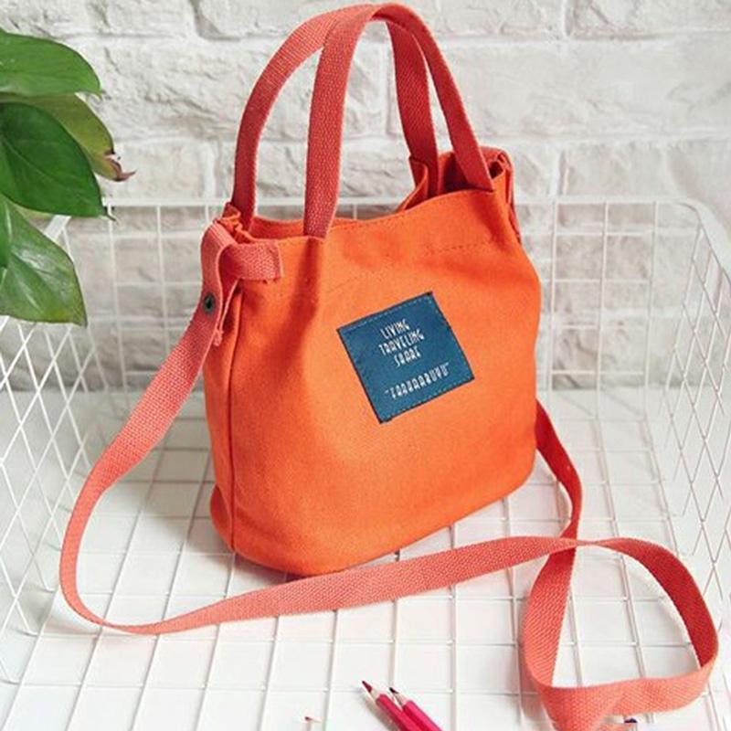 Canvas Women's Handbag Korean Fashion Single Shoulder Bag Messenger Bag
