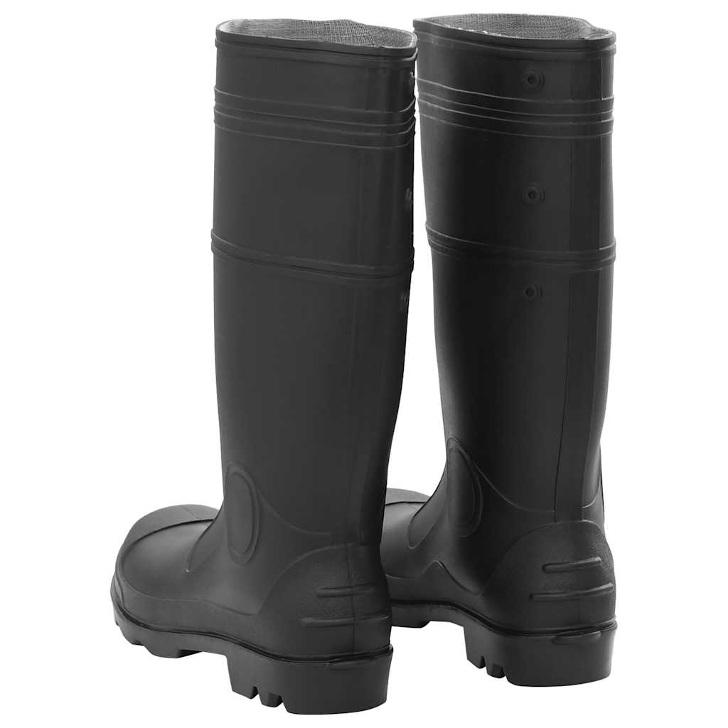 Vidaxl Kalosze, Czarne, Rozmiar 46, Pvc