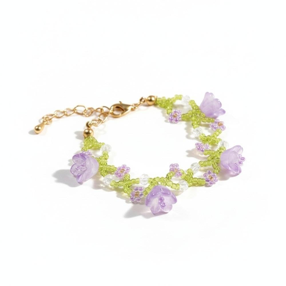 Dainty Beaded Bracelet Beaded Handmade Wrist Jewelry Wrist Hand Accessory For Women