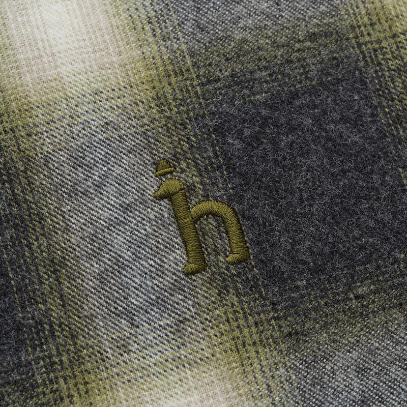 HAZZYS Men's Gradient Plaid Brushed Cotton Long-Sleeve Shirt