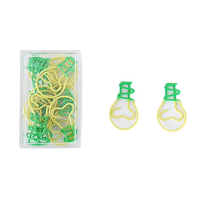 

10 шт. Разноцветные скрепки для бумаги для детей и взрослых, Набор металлических скрепок с фруктовым дизайном, Цветные скрепки Оригинальная форма