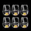 Luxury Crystal Vodka Sake Shochu Bar Liqueur Gold Foil Shot Glass Tea Cup Gift Hard Liquor Wine Glasses 1/2/4/6pcs 15ml