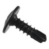 100pcs Black Self Tapping Screws Carbon Steel Self-Tapping Screws Fast Phillips Head