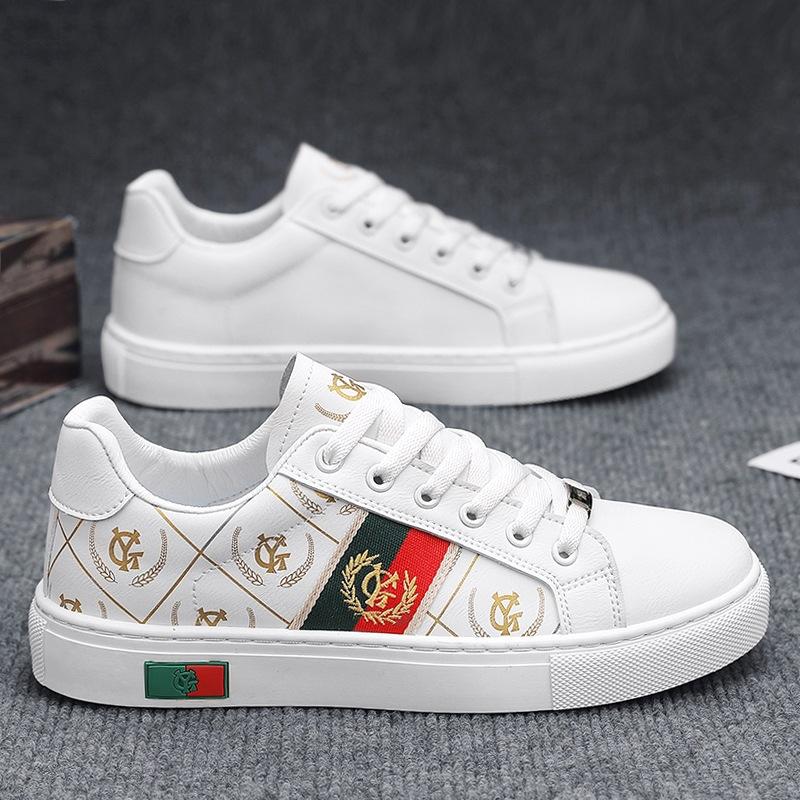 Spring Men's Shoes 2025 New Leather Board Shoes Student Niche Korean Version Trendy Shoes Men's Sports and Leisure Shoes Versatile Models