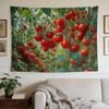 A Stylish Tapestry, Ripe Tomatoes on Vine, Perfect for Home Bedroom Dorm Wall Decor