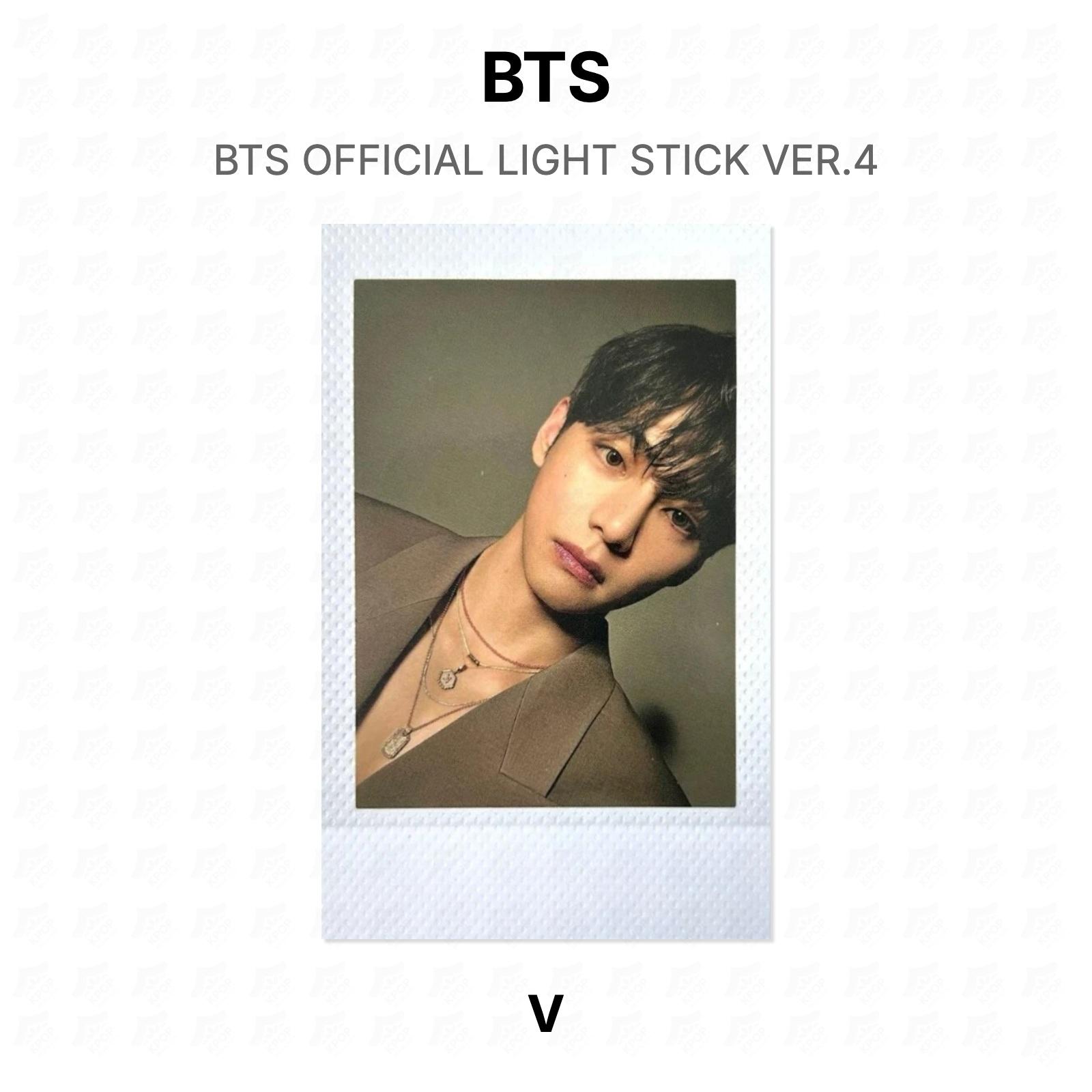 BTS BTS ОФИЦИАЛЬНЫЙ СВЕТОДИОД VER.4 Официальная фотокарточка V