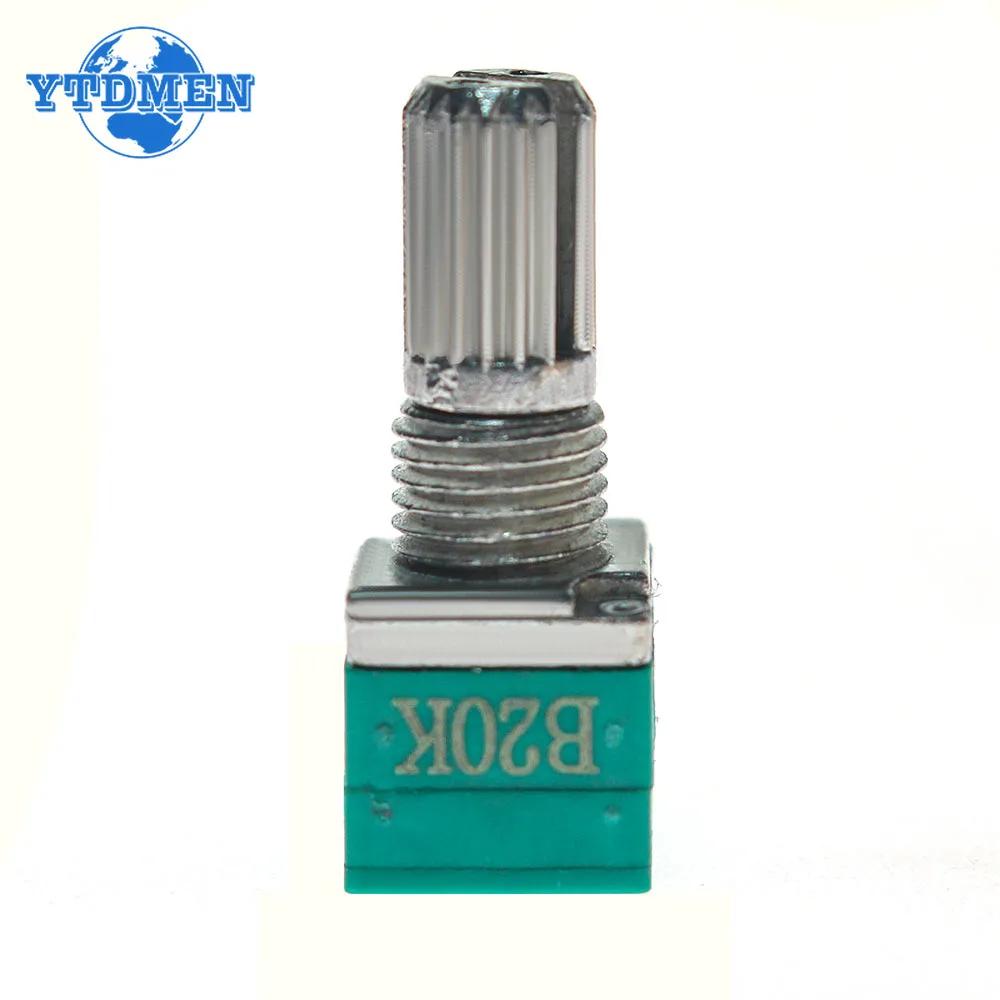 5PCS RK097NS RK097 Potentiometer B10K B5K B100K B1K B50K B20K 500K Shaft 15mm 6Pin Audio Amplifier Sealing Potentiometers Kit