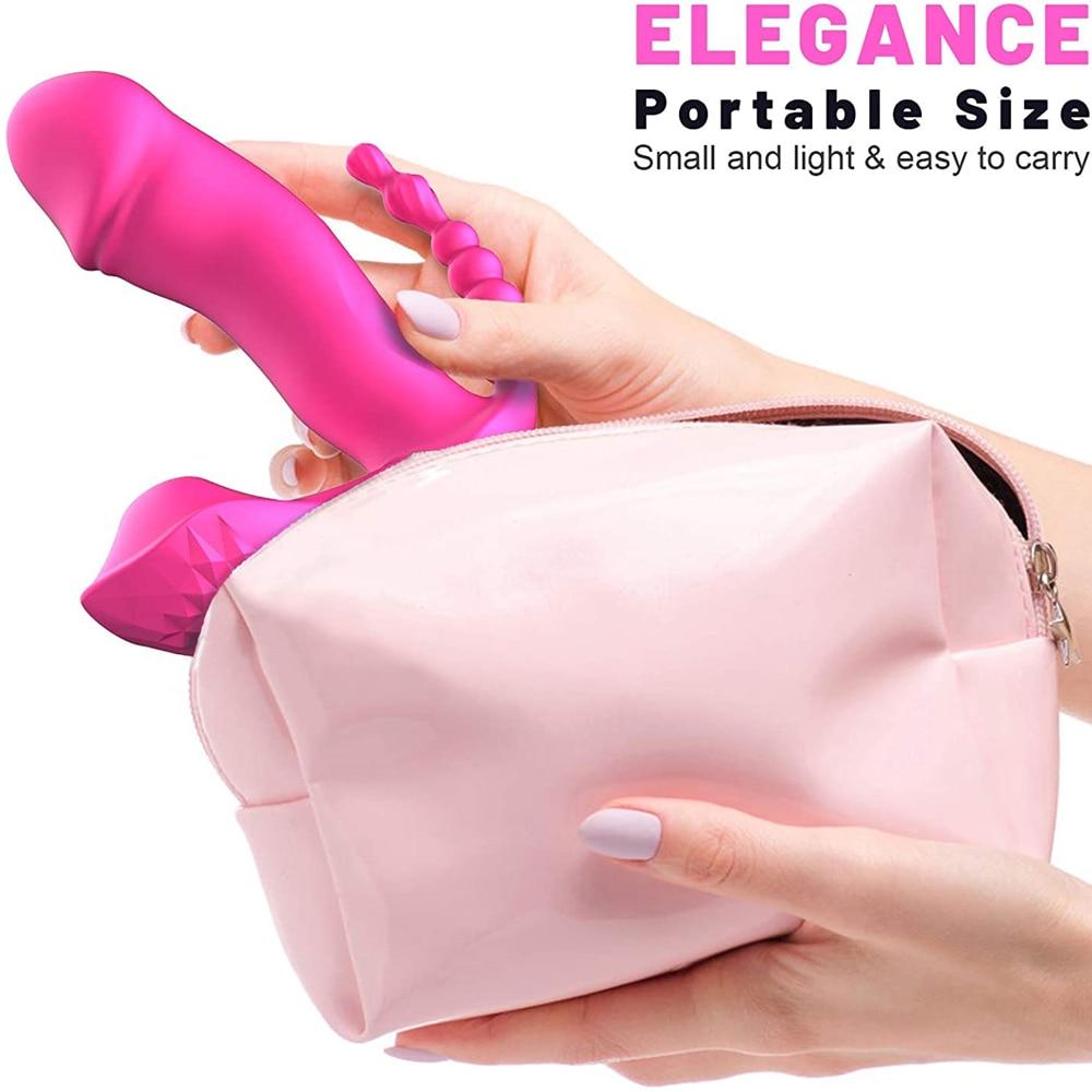 3-in-1 Sucking Vibrator Clitoral Stimulator Wearable Oral Suction Erotic Toys