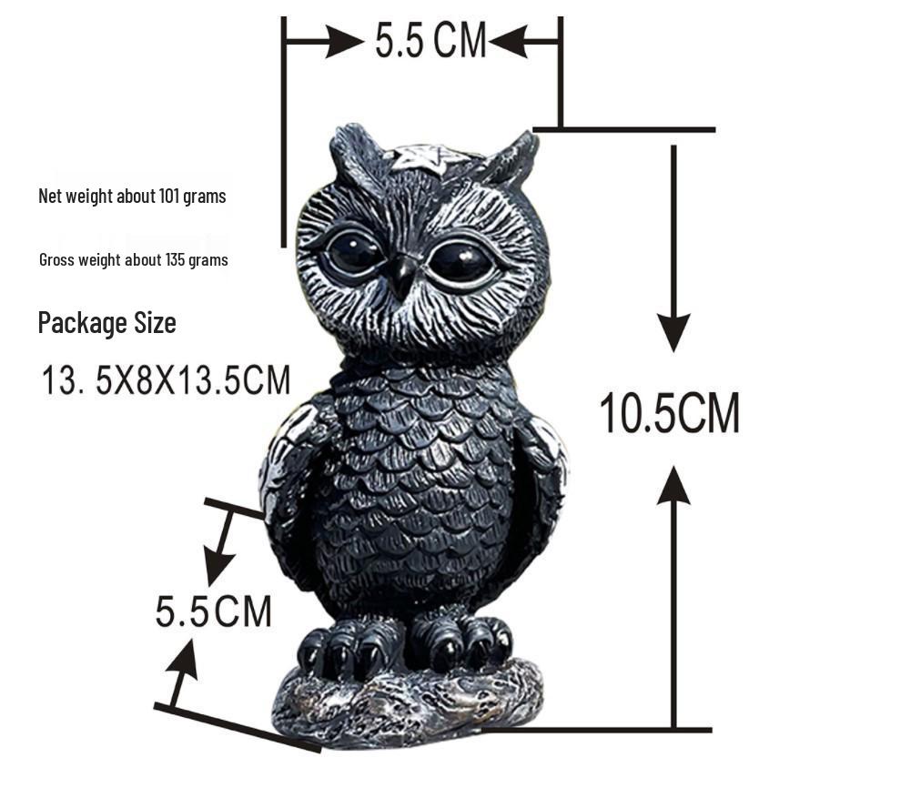 Halloween Magic Kitten Resin Ornaments: Animal Sculptures for Tabletop Decorations