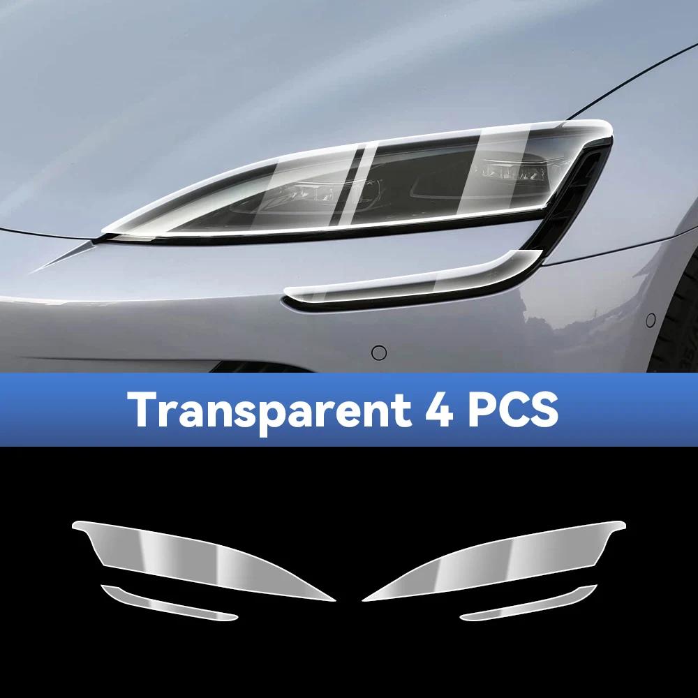 For BYD SEAL EV 2024-2026 Car Headlight Protective Film TPU Pre Cut Anti-Scratch Headlight Vinyl Film Accessories