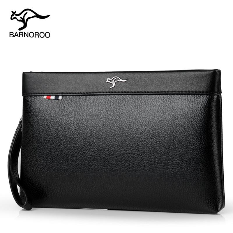 Men's Clutch Handbag - Trendy Underarm Envelope Bag & Mobile Phone Holder