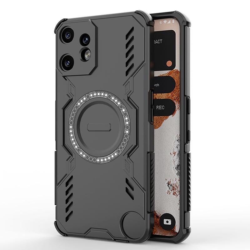 KEYSION Hollow Heat Dissipation Case for Nothing CMF Phone 2 Pro Magnetic Cooling Shockproof Phone Cover for for CMF Phone 2 Pro