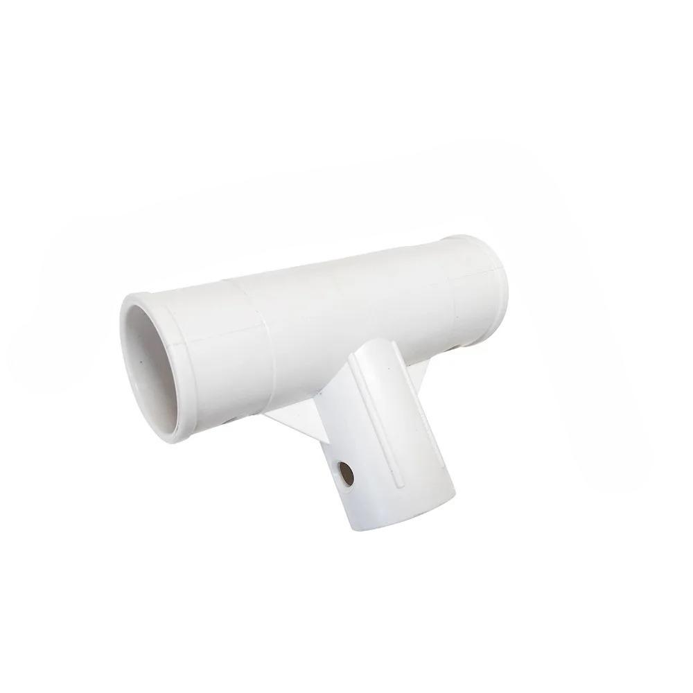 Rust Resistant Pool Hose Adapter Straight Tee 40 mm Hose Connector PP Sturdy Pool Pump Hose Extender for INTEX 28273